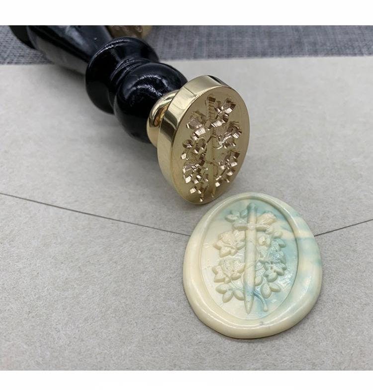 Elvish Languages Wax Seal Stamp, Elvish Sealing Wax Stamp Kit