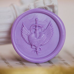 Sello de espada del amor verdadero, sello de cera, sello decorativo de sello de cera, sobre/carta de invitación/caja de regalo/sello decorativo de manual