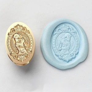 Sello guerrero espartano, sello de sello de cera, sello decorativo de sello de cera, sobre / carta de invitación / caja de regalo / sello decorativo del manual