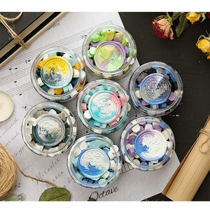 Partículas de cera de laca octogonal / partículas de cera de color mixto retro / carta de invitación diy / sobre / embalaje de vino / sellado de caja de regalo
