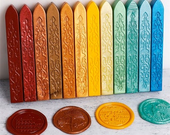 34-color arrow pattern coreless wax stick, retro sealing wax, decorative sealing wax for envelope invitation gift box