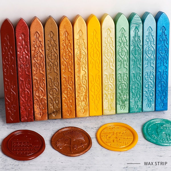 34-color arrow pattern coreless wax stick, retro sealing wax, decorative sealing wax for envelope invitation gift box