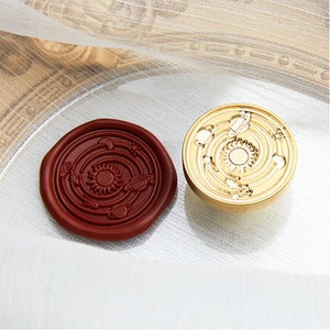 Galaxy seal，Wax seal stamp，Wax seal decorative seal, envelope/invitation letter/gift box/handbook decorative seal