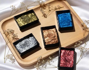Metallic Color Ink Pad for Wax Seal Stamp,Premium Pigment Sealing Wax Ink,Multicolor Seal Ink for Wedding Envelope,DIY Seal Accessories