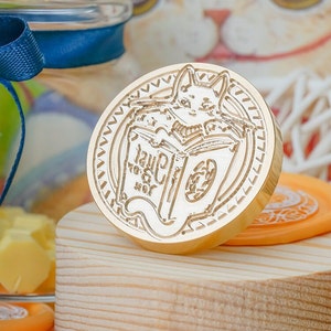Selo de cera selo, europeu retro gato série gato pata selo cartão de convite cartão estudante bonito criativo pequeno fresco diy mão conta selo