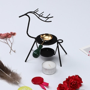 Arte creativa biawn fuoco fornace lacca / Stile nordico arte ferro biawn fuoco lacca fornace, carino fuoco lacca piccolo forno cera fusione strumento