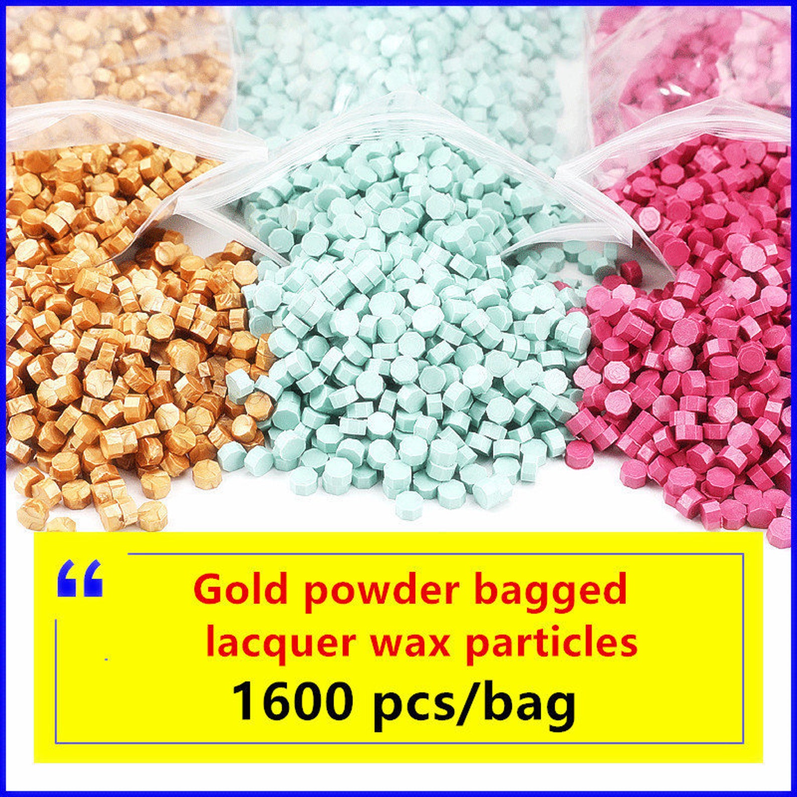 1600pcs Lacquer Wax Pellets Gold Powder Lacquer Wax Etsy