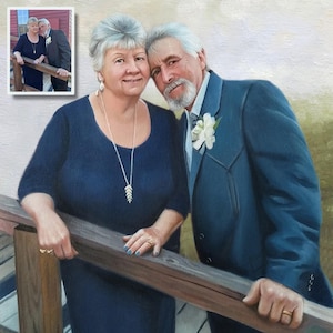 Custom hand painted portrait,Oil painting from photo,Custom art for loved ones,Commission painting,Personalize gift,Customized Painting