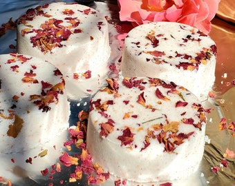 Natural Bath Bomb Set | Vegan | Organic Ingredients | 4oz Bath Bombs