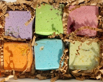 Aromatherapy Bath Bombs Set | Vegan, Organic Fizzies Spa Gift