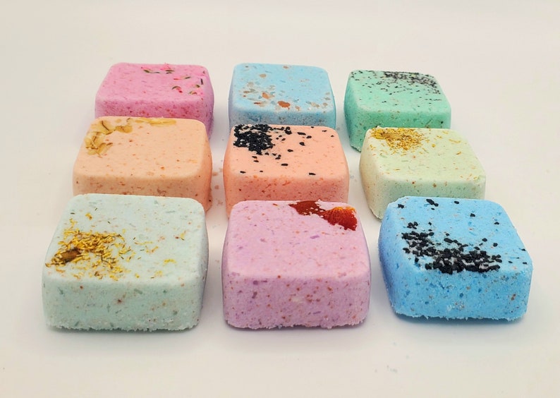 Organic Essential Oil Bath Bomb Set | Vegan Spa Bath Melts image 8