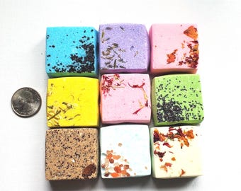 Bath Bombs Set of 9 Gift Box | Vegan, Organic Ingredients | Aromatherapy | Natural Bath Bomb