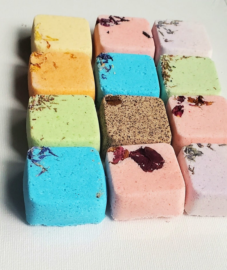 Organic Essential Oil Bath Bomb Set | Vegan Spa Bath Melts image 6
