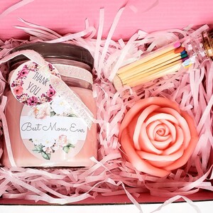 Mini Spa Gift Box | Rose Soap, Jasmine Bath Salt Option 3 mini Lux