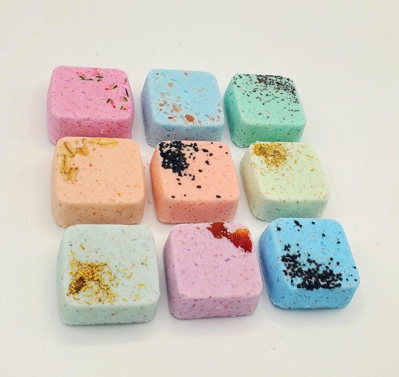 Organic Essential Oil Bath Bomb Set | Vegan Spa Bath Melts image 3