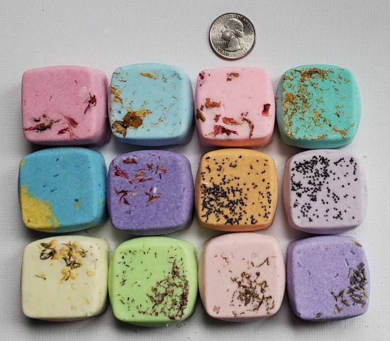 Organic Essential Oil Bath Bomb Set | Vegan Spa Bath Melts image 9