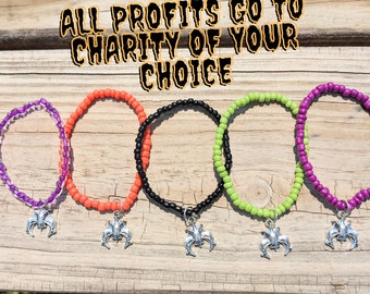 Bat Bracelet, 100% Profits Donated, Bat Awareness, Bat Jewelry, All Profits Donated, Sky Puppy, Bat Conservation, Fundraiser Jewelry