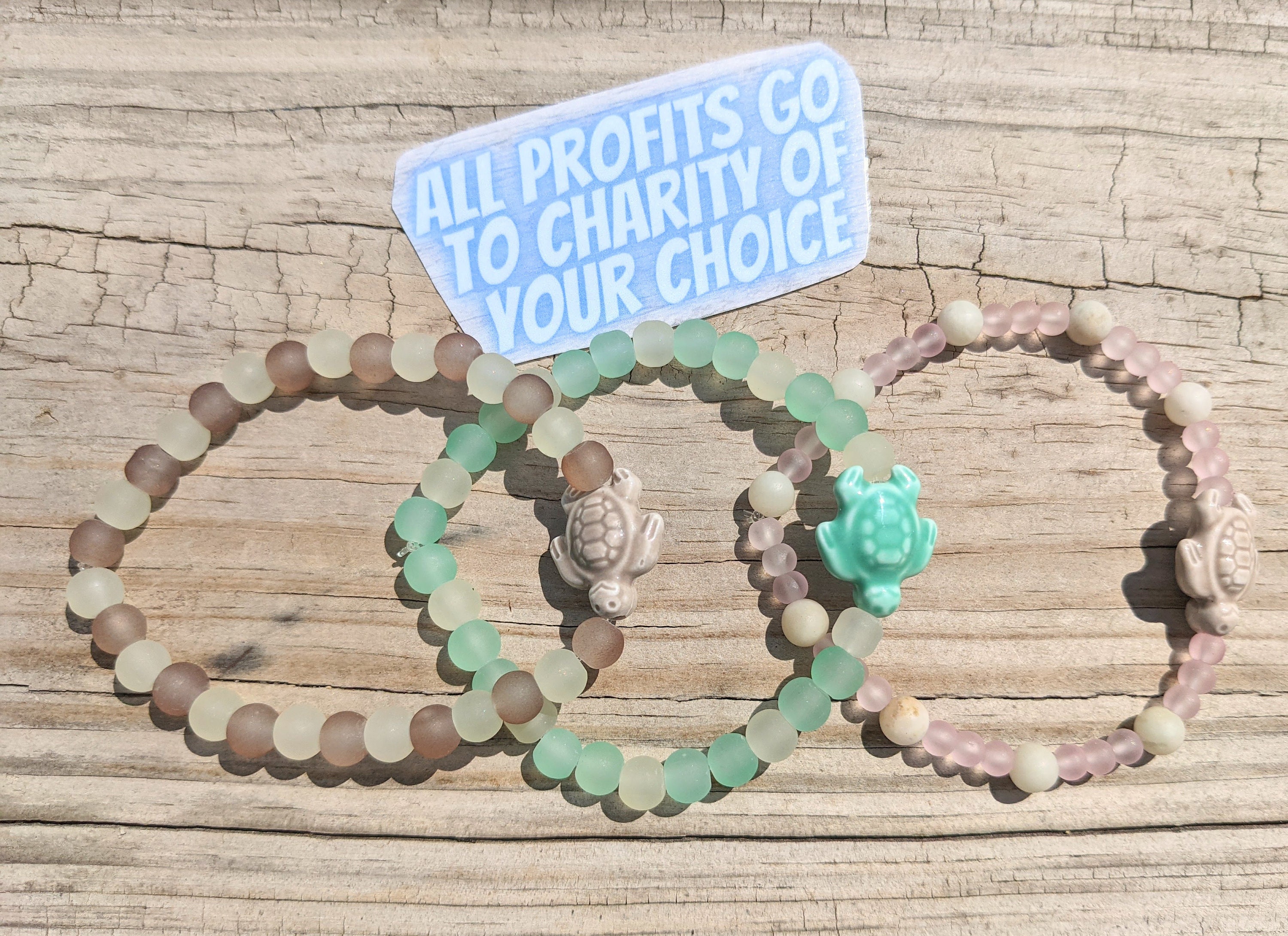Turtle Bracelet 100 Profits Donated Sea Turtle Bracelet Save