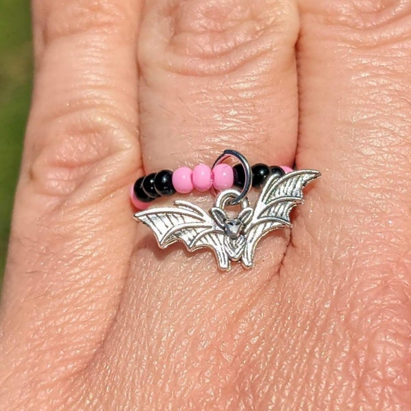 Bat Ring, 100% Profits Donated, Bat Jewelry, Bat Conservation, Save The Bats, Bat Awareness, Bat Rings For Women, Sky Puppy, Bat Jewelry