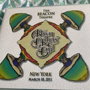 Allman Brothers Band 3-18-11 Beacon Theatre NY CD  w/ special guests Susan Tedeschi and John Scofield