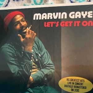 Marvin Gaye  Let&#39;s Get It On Greatest Hits In Concert 2CD *SEALED*