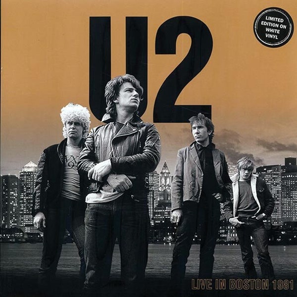 U2 Live at The Paradise Boston MA 4-6-81 *Sealed* White Vinyl LP