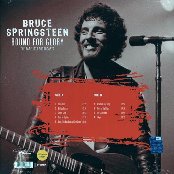 Bruce Springsteen 旧規格　未開封 Bruce Springsteen Bound for Glory: the Rare 1973 Broadcasts Vinyl