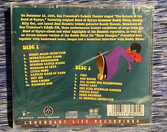 Return of the Band of Gypsys San Francisco 84 2CD *SEALED* - Etsy