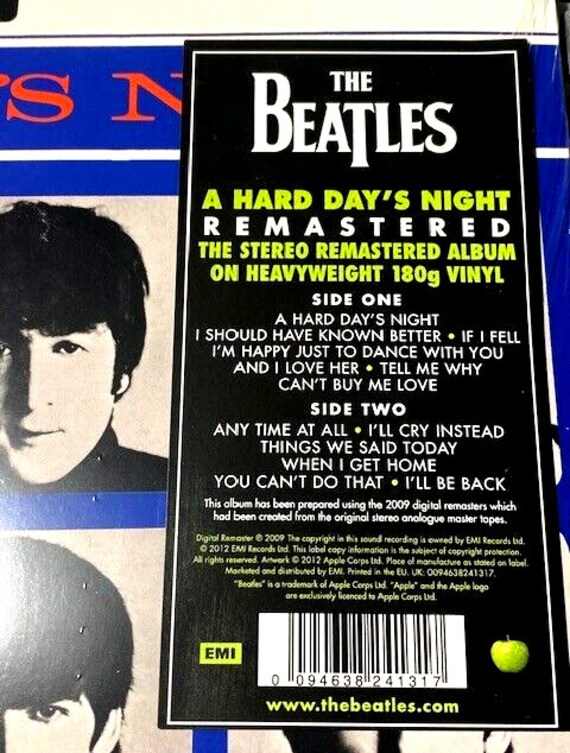 THE BEATLES A Hard Day's Night 180 Gram Vinyl *SEALED