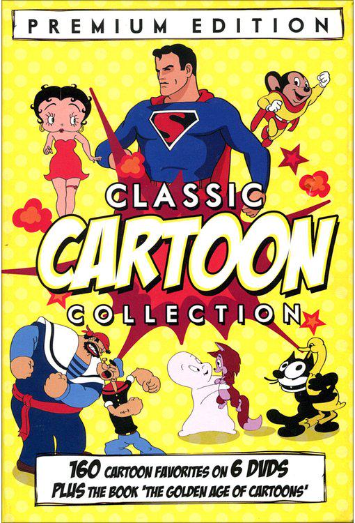 Classic Cartoons Collection 6 DVD Set W/ Book *SEALED