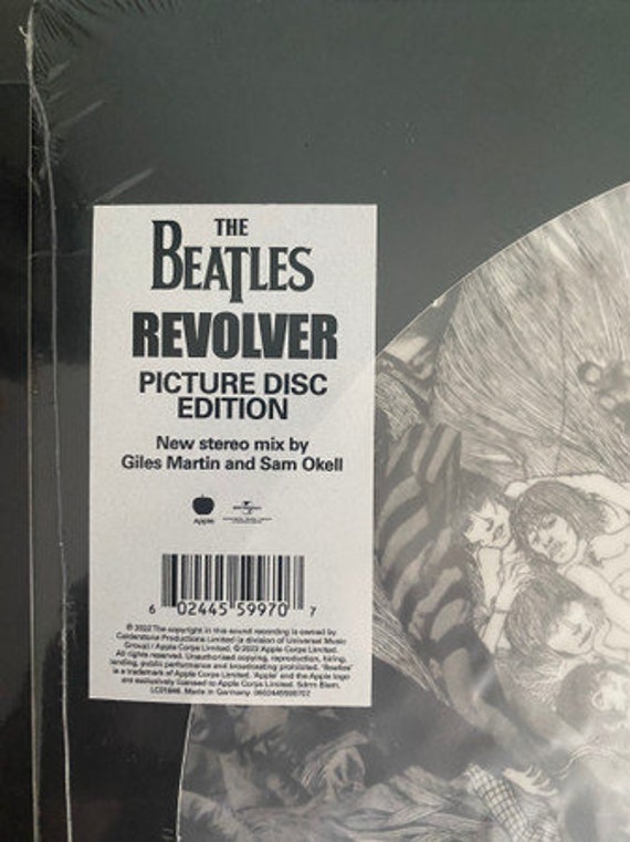 THE BEATLES Revolver *NEW* Vinyl Picture Disc, Remastered W/ Die