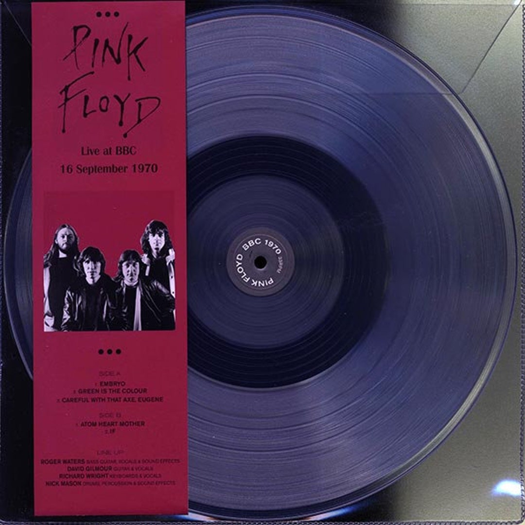 PINK FLOYD Live at BBC 16 September 1970 Clear Vinyl L P *sealed