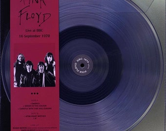 PINK FLOYD Live at BBC 16 September 1970 Clear Vinyl L P *sealed
