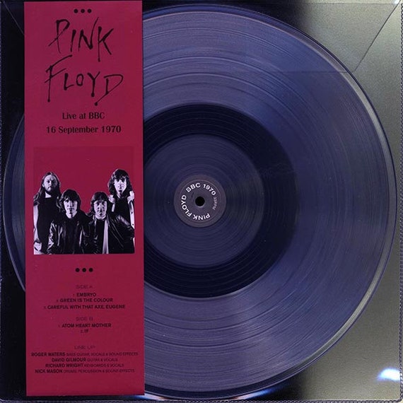 PINK FLOYD Live at BBC 16 September 1970 Clear Vinyl L P *sealed