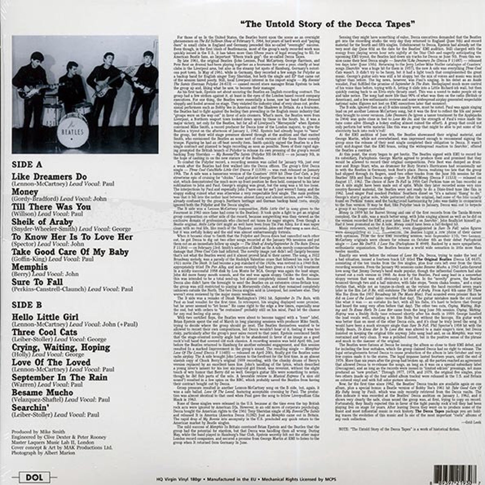 The Beatles the Decca Tapes *SEALED* Vinyl Album W/ Hype Sticker - Etsy