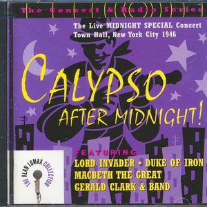 Calypso After Midnight 12-21-46 Town Hall New York CD *NEW*