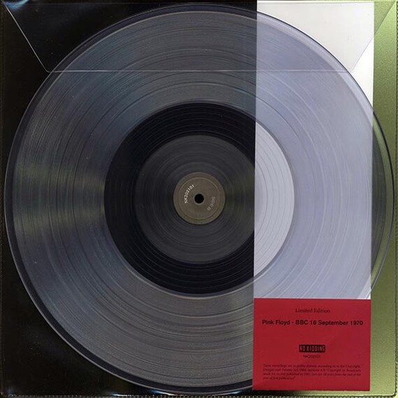 PINK FLOYD Live at BBC 16 September 1970 Clear Vinyl L P *sealed