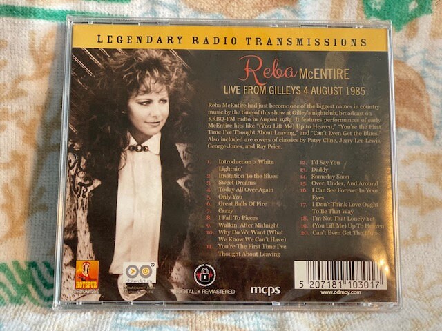 輸入CD Reba McEntire Live From Gilleys 4 August 1985  HSCD1030 Hotspur /00110 Reba Mcentire Live From Gilleys 4 August 1985 CD *SEALED* - Etsy