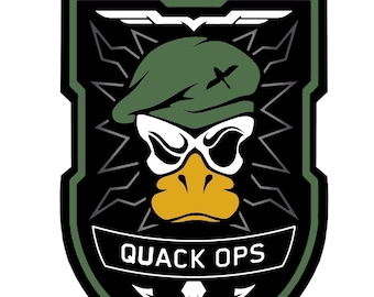 Quack-Ops 2.5" x 4" Die-Cut Sticker or Magnet