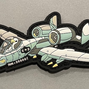 Honk-BRRRRT  4" x 2.36" 3D Contoured PVC Patch (Velcro hook backing + velcro loop)