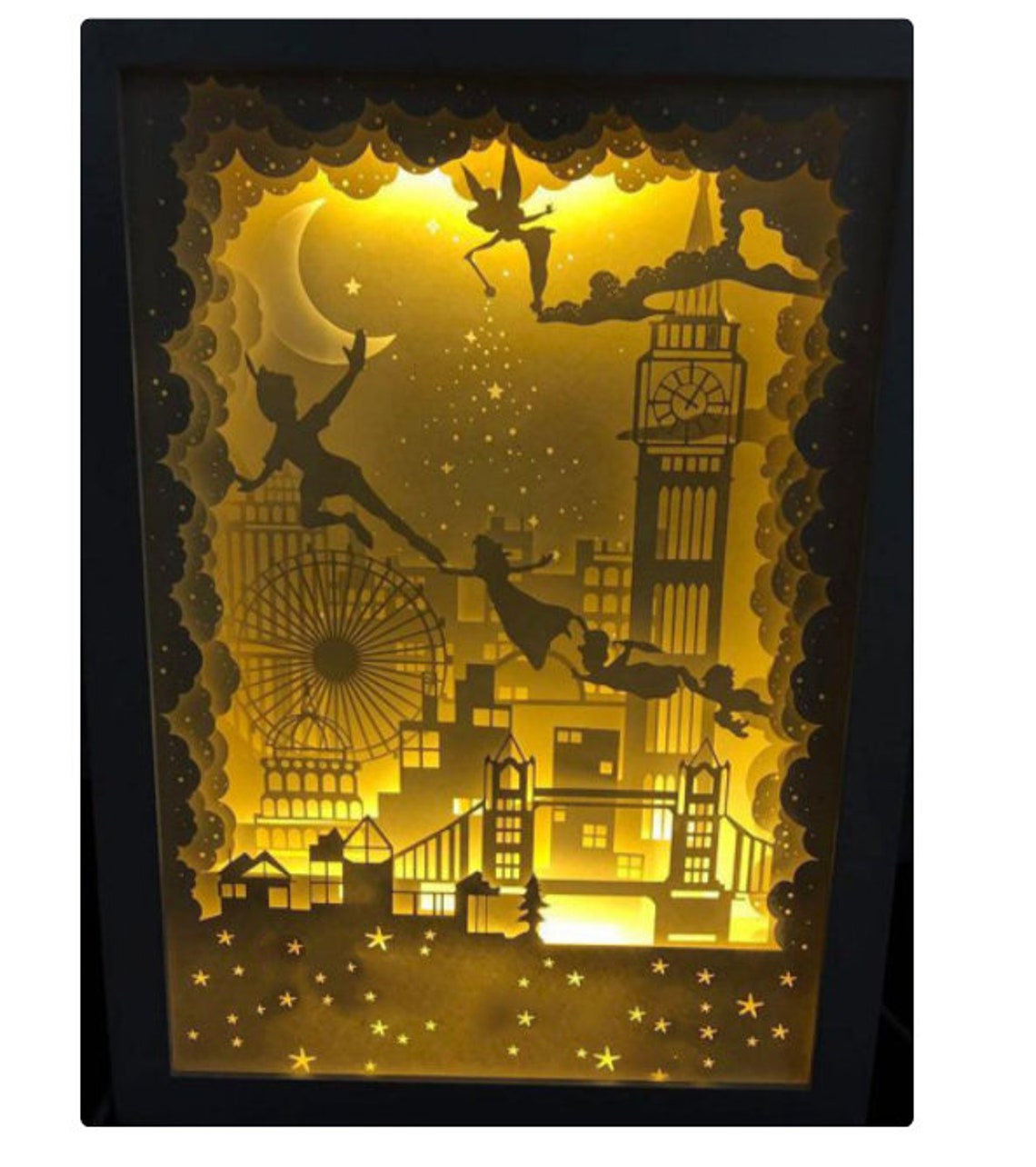 Dream light Shadow box svg lightbox lightbox svg peter | Etsy