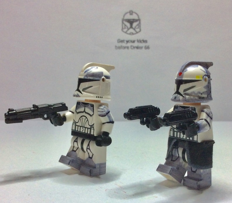 Lego Star Wars Custom Clone Troopers Commander Wolffe 104th - Etsy