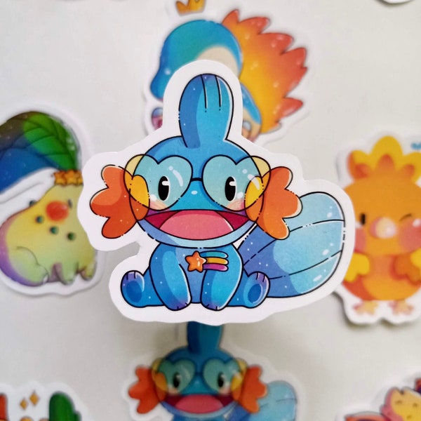 Mudkip cute sticker Pokémon
