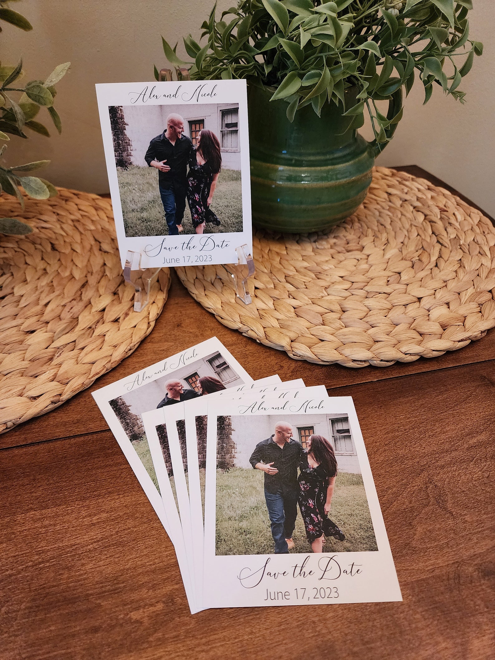 Retro Polaroid Camera Wedding Invitations Retro Look Etsy