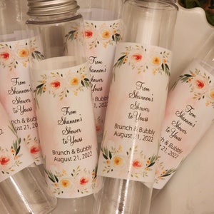 Shower Favor Vials, Bridal Shower, Baby Showers, Birthday Parties, Bath Salt Vials, Hot Cocoa Vials, Loose Tea Vials, Small Candy Vials