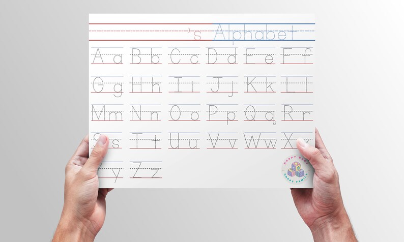 2 Printable Alphabet Directional Letters Tracing/ Tracing Guide ...