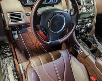 Handmade Custom tailored car floor marts for Aston Martin DB9/DBS 2003-2017