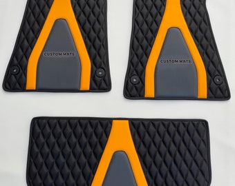 Custom Made Leather car mats + trunk mat for Mclaren