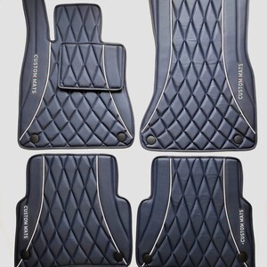 Custom Tailored Leather Car Floor Mats For Mercedes S-class w 223 2020-