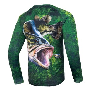 Men's Reel Legends Cotton Embroidered Fishing Shirt Long Sleeve XXL